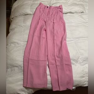 Zara Brand New Pink Trousers Flared legs